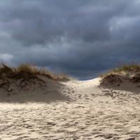 Candice Ronesi - Beach Coast Guard, Autumn Sky #1 2017