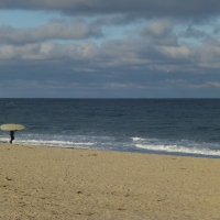 Mel Tulin - CG Beach w Surfers 2017