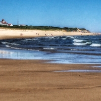 Mel Tulin - beach-from-spit 2017