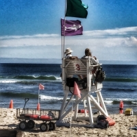 Mel Tulin - life guard chair cg 2017