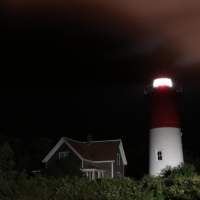 Richard Rahmlow - Foggy Evening at Nauset Light 2017